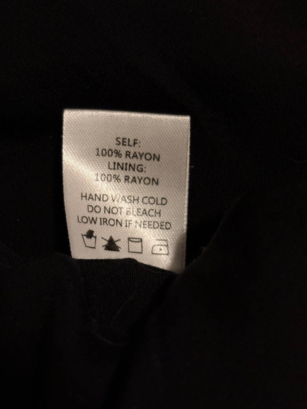 Black Polka Dot V‑Neck Asymmetrical Ruffle Dress Size Small - Picture 8 of 8